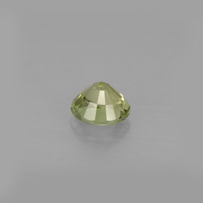 Turmalina verde natural 0,81ct, corte redondo, VVS-VS