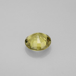 Turmalina verde natural 0,71ct, corte redondo, VS