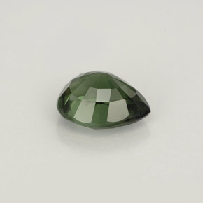 Turmalina verde natural 1,19ct, formato de pêra, VVS-VS