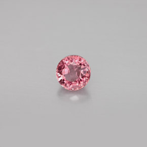 Turmalina rosa natural 0,75ct, corte redondo, VS