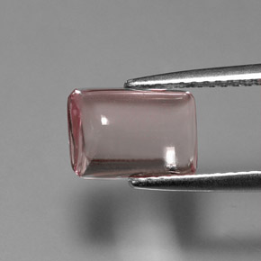 Turmalina rosa natural 2,63ct, baguete, transparente