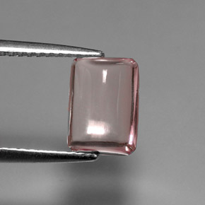 Turmalina rosa natural 2,63ct, baguete, transparente