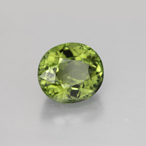 Turmalina verde natural 2,43ct, corte oval, VVS