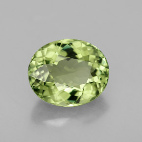 Turmalina verde natural 2,55ct, corte oval, VVS
