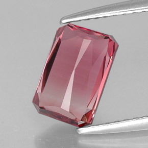 Turmalina bicolor natural 2,21ct, corte esmeralda, VVS-VS