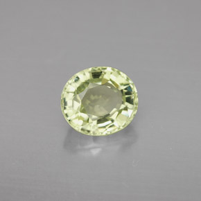 Turmalina verde natural 1,88ct, corte oval, VVS