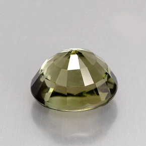 Turmalina verde natural 1,68ct, corte oval, VVS-VS