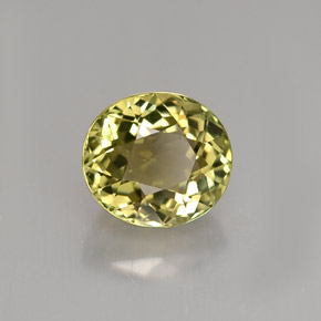 Turmalina verde natural 1,94ct, corte oval, VVS