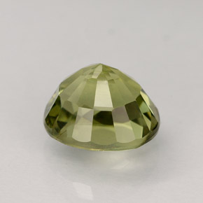 Turmalina verde natural 1,86ct, corte oval, VVS
