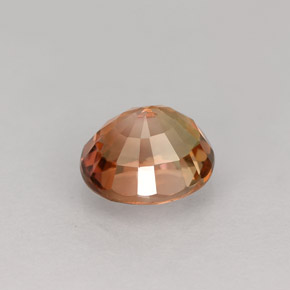 Turmalina multicolorido natural 1,02ct, corte oval, VVS