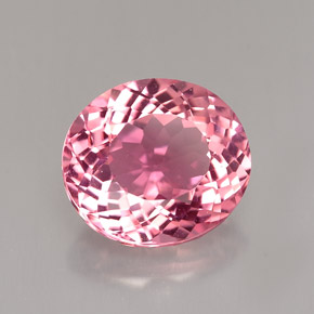 Turmalina rosa natural 2,94ct, corte oval, VVS
