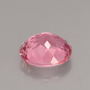 Turmalina rosa natural 2,94ct, corte oval, VVS