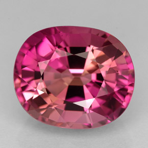 Turmalina violeta natural 6,61ct, corte oval, VVS