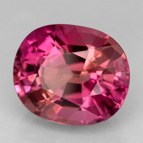 Turmalina violeta natural 6,61ct, corte oval, VVS
