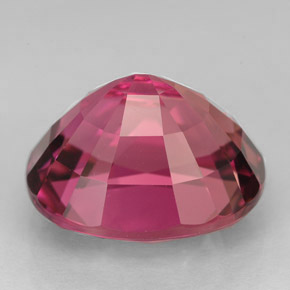 Turmalina violeta natural 6,61ct, corte oval, VVS