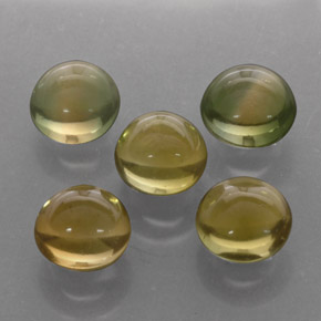 Pedras preciosas de turmalina multicolorido natural de  ct, corte redondo, transparente