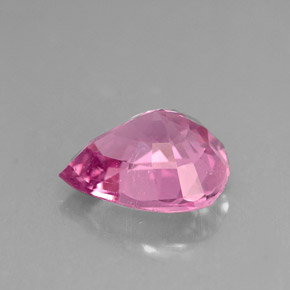 Turmalina rosa natural 2,31ct, formato de pêra, VS