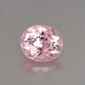 Turmalina rosa natural 1,14ct, corte oval, VVS-VS