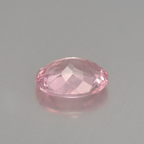 Turmalina rosa natural 0,98ct, corte oval, VVS-VS