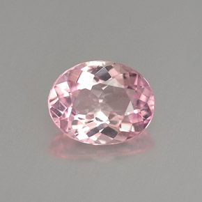 Turmalina rosa natural 1,04ct, corte oval, VVS-VS