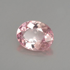 Turmalina rosa natural 1,04ct, corte oval, VVS-VS