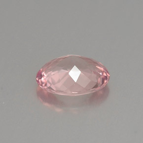 Turmalina rosa natural 1,04ct, corte oval, VVS-VS