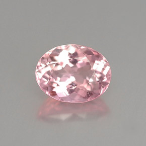 Turmalina rosa natural 1,07ct, corte oval, VVS-VS