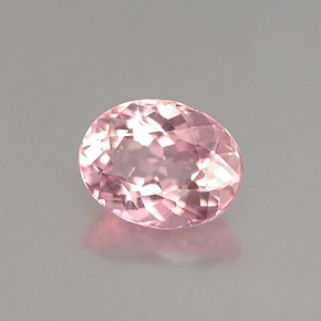 Turmalina rosa natural 1,07ct, corte oval, VVS-VS