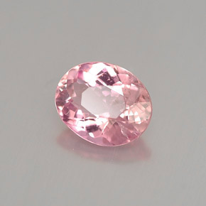 Turmalina rosa natural 0,82ct, corte oval, VS