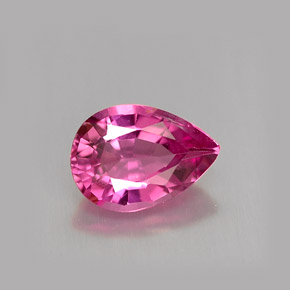 Turmalina rosa natural 0,98ct, formato de pêra, VS