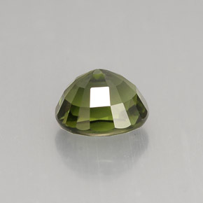 Turmalina verde natural 1,42ct, corte oval, VVS-VS