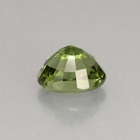 Turmalina verde natural 1,45ct, corte oval, VVS-VS