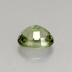 Turmalina verde natural 1,46ct, corte oval, VVS-VS