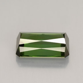 Turmalina verde natural 2,84ct, corte esmeralda, VVS