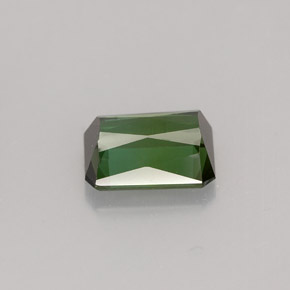 Turmalina verde natural 1,42ct, corte esmeralda, VVS