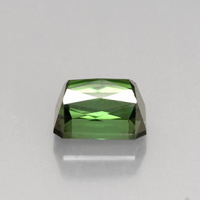 Turmalina verde natural 1,15ct, corte esmeralda, VVS