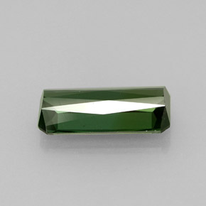 Turmalina verde natural 1,60ct, corte esmeralda, VVS