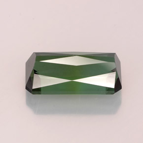 Turmalina verde natural 2,88ct, corte esmeralda, VS