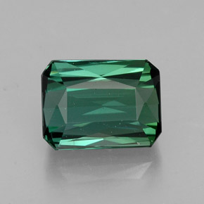 Turmalina verde natural 2,56ct, corte esmeralda, VVS-VS