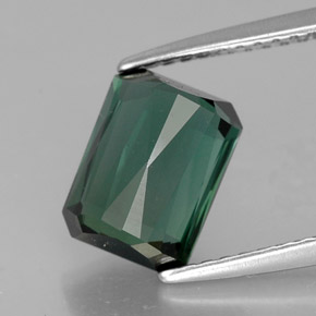 Turmalina verde natural 2,56ct, corte esmeralda, VVS-VS