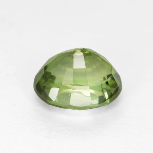 Turmalina verde natural 1,28ct, corte oval, VVS-VS