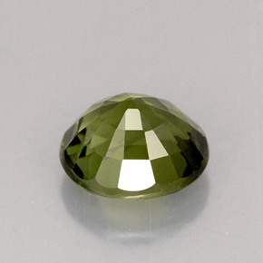 Turmalina verde natural 1,18ct, corte oval, VVS-VS