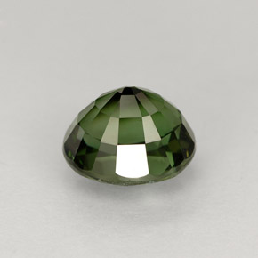 Turmalina verde natural 1,43ct, corte oval, VVS
