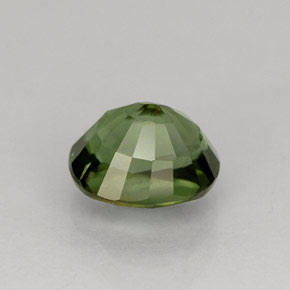 Turmalina verde natural 1,33ct, corte oval, VS