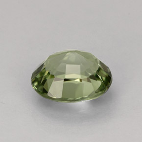 Turmalina verde natural 1,20ct, corte oval, VVS