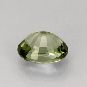 Turmalina verde natural 1,27ct, corte oval, VVS-VS