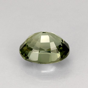 Turmalina verde natural 1,25ct, corte oval, VS