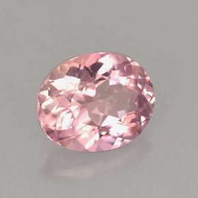 Turmalina rosa natural 1,75ct, corte oval, VVS-VS