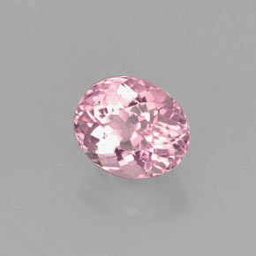 Turmalina rosa natural 0,99ct, corte oval, VVS-VS