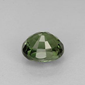 Turmalina verde natural 1,05ct, corte oval, VVS
